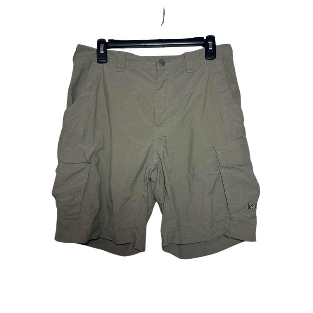 REI Cargo Shorts Men's Large Brown Hiking Outdoor Lightweight